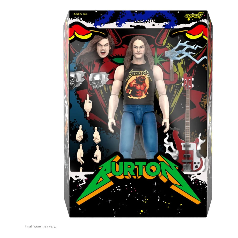 Metallica Ultimates Actionfigur Wave 2 Cliff Burton 